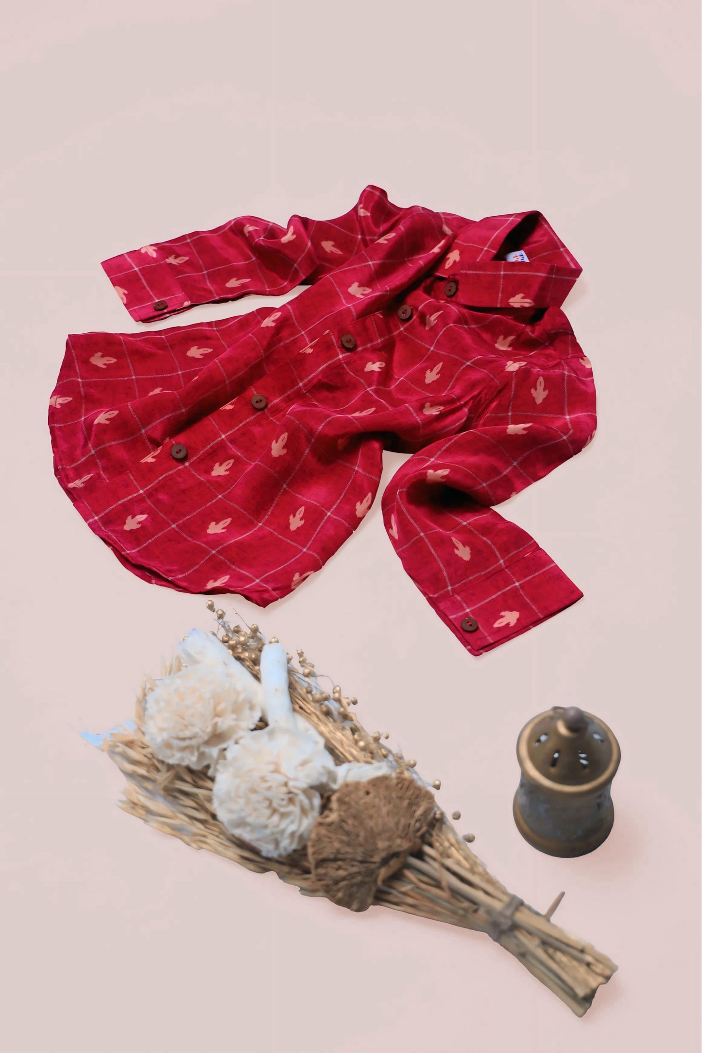 Crepe Pink Shirt