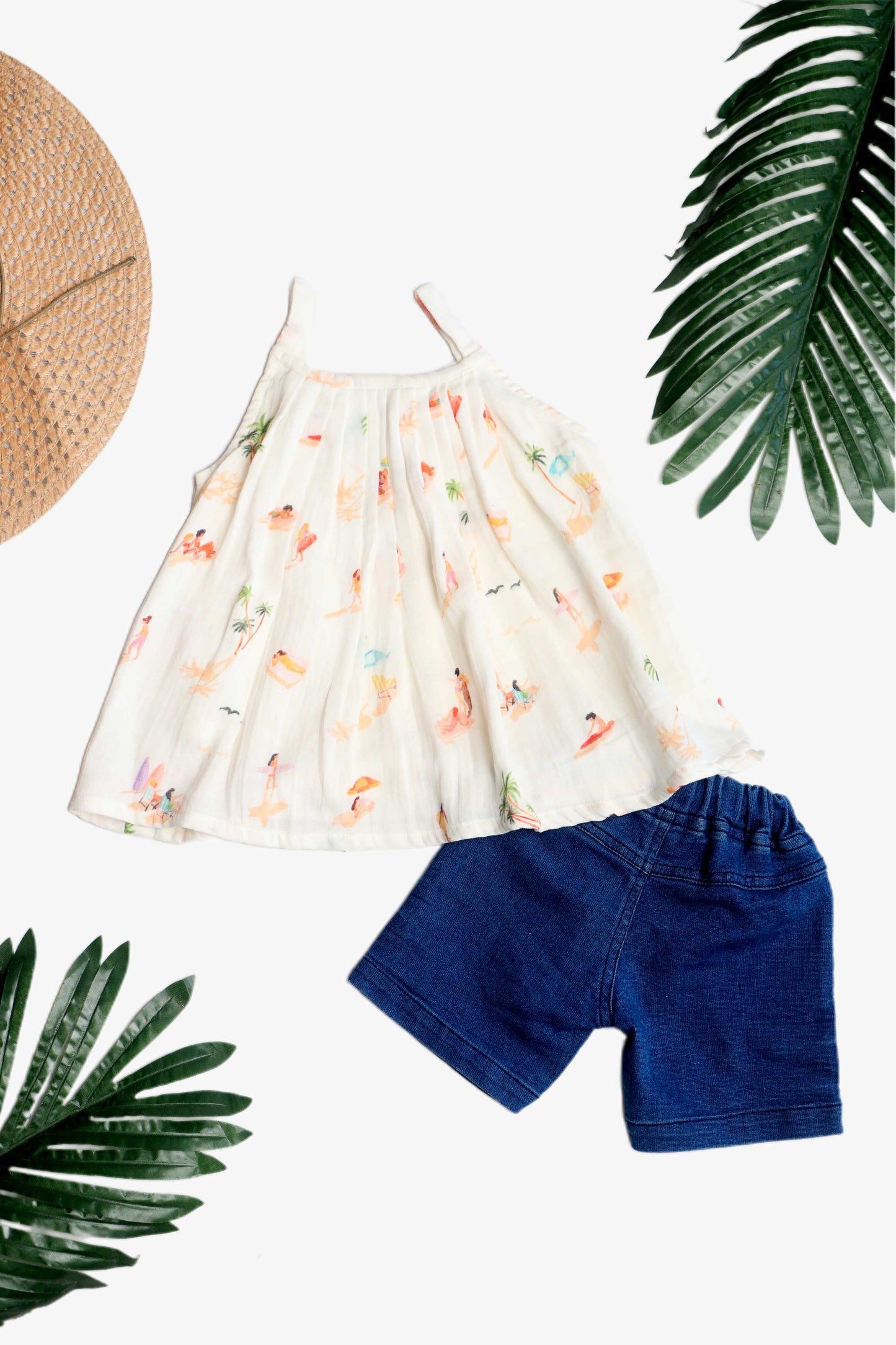 Beach Print Top