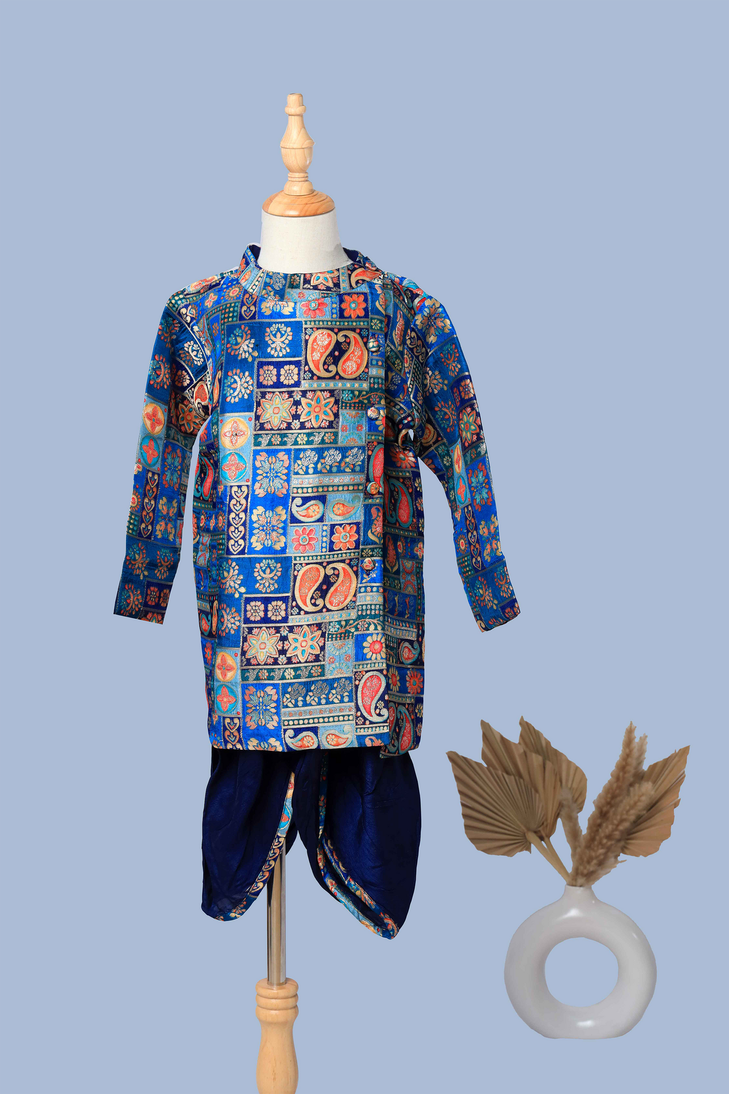 Blue Ethnic Set