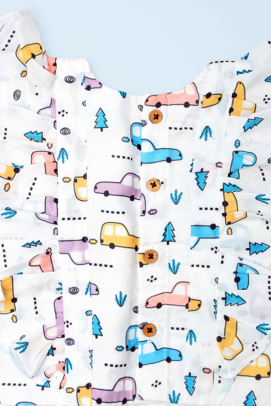 Car Print Dress