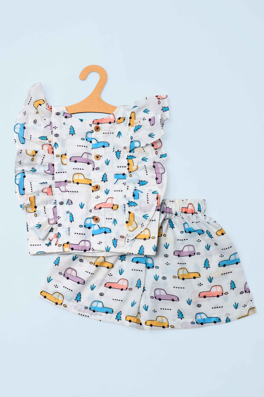 Car Print Dress