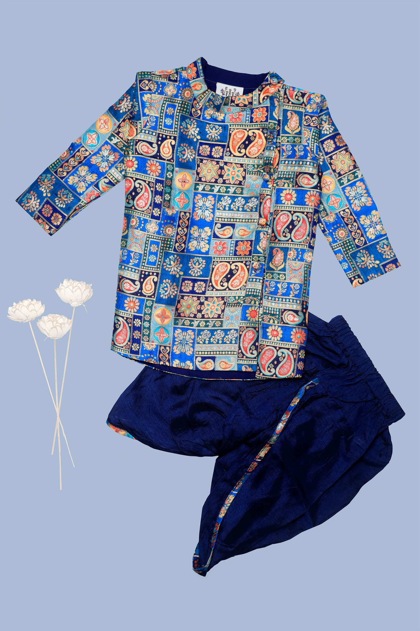 Blue Ethnic Set