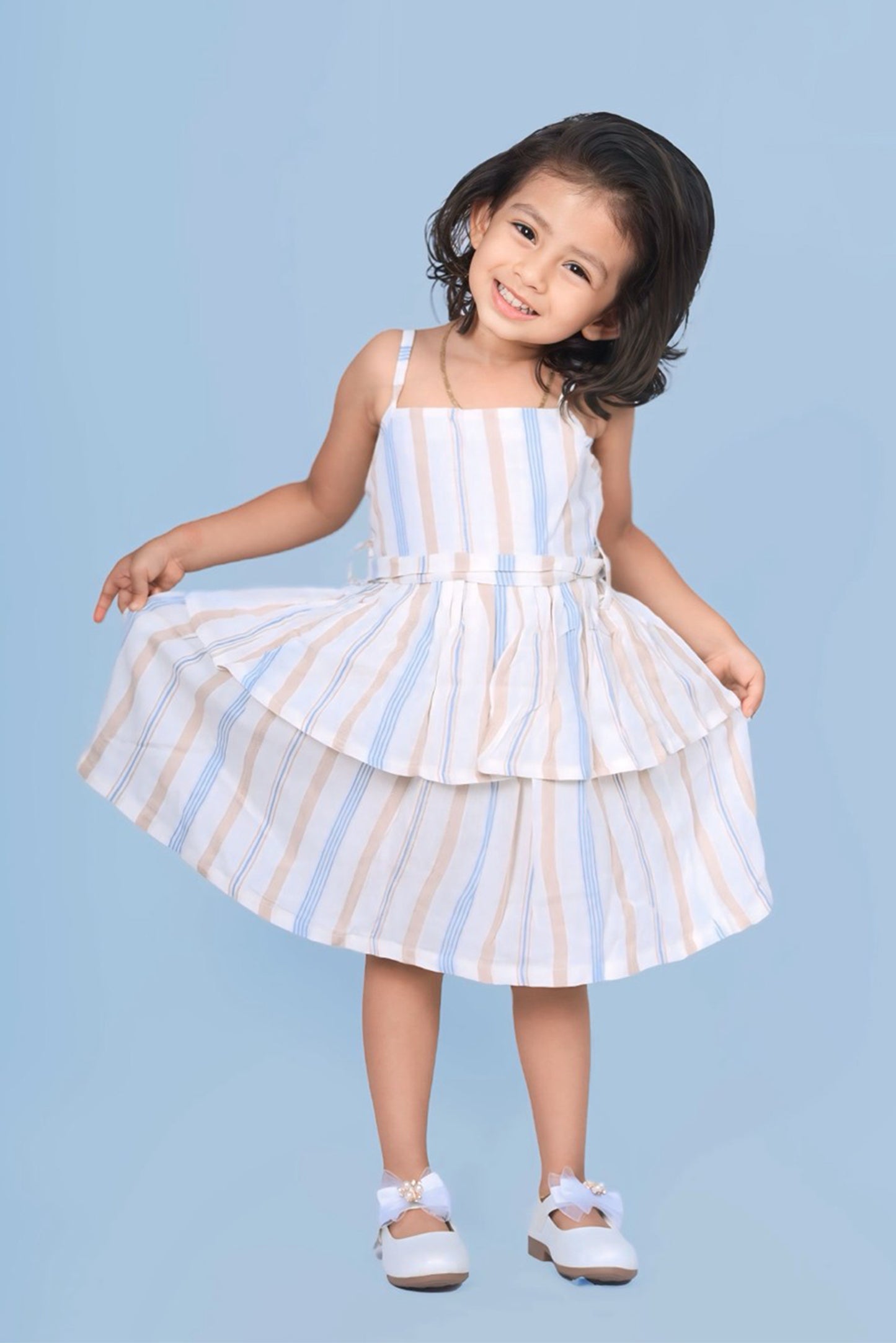 English Striped Frock