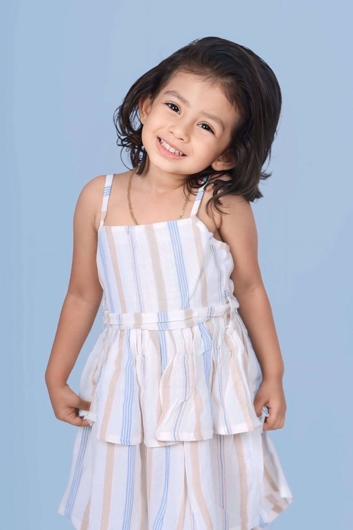 English Striped Frock