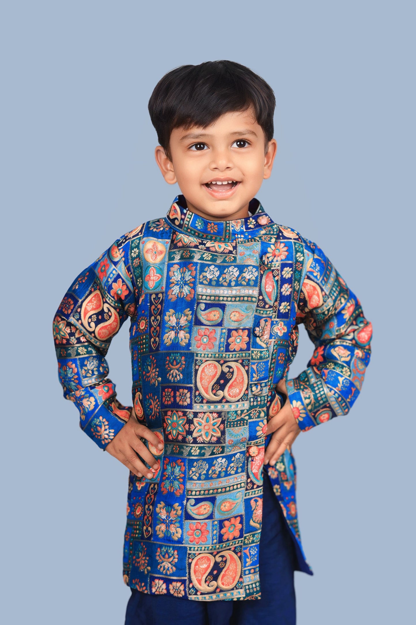 Blue Ethnic Set