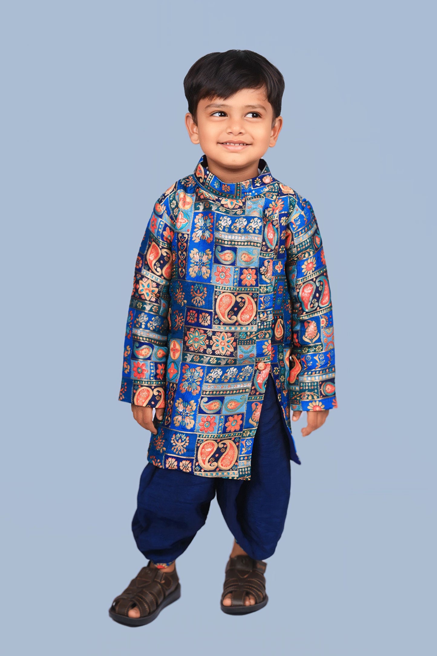 Blue Ethnic Set