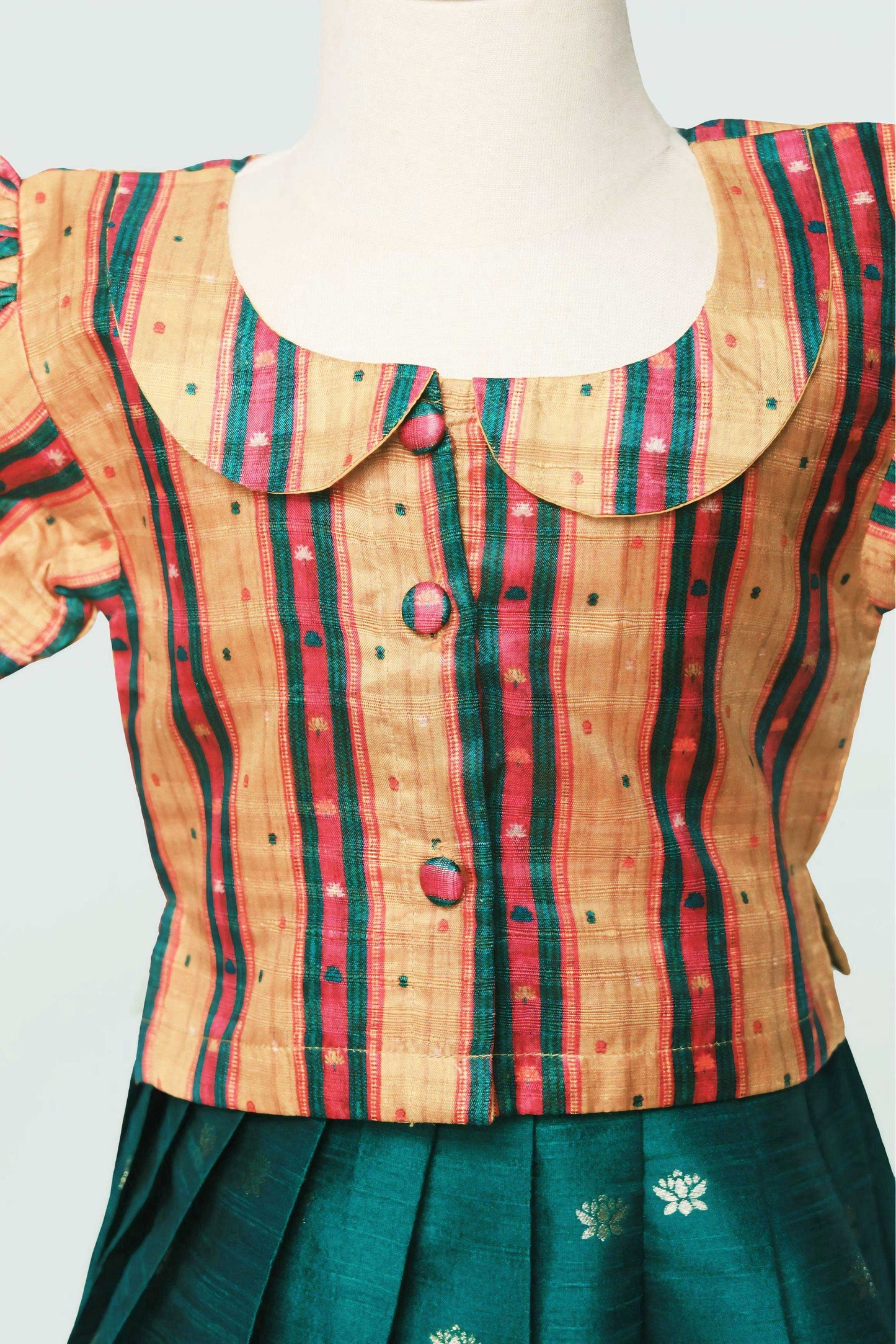 Yellow Pattu Set