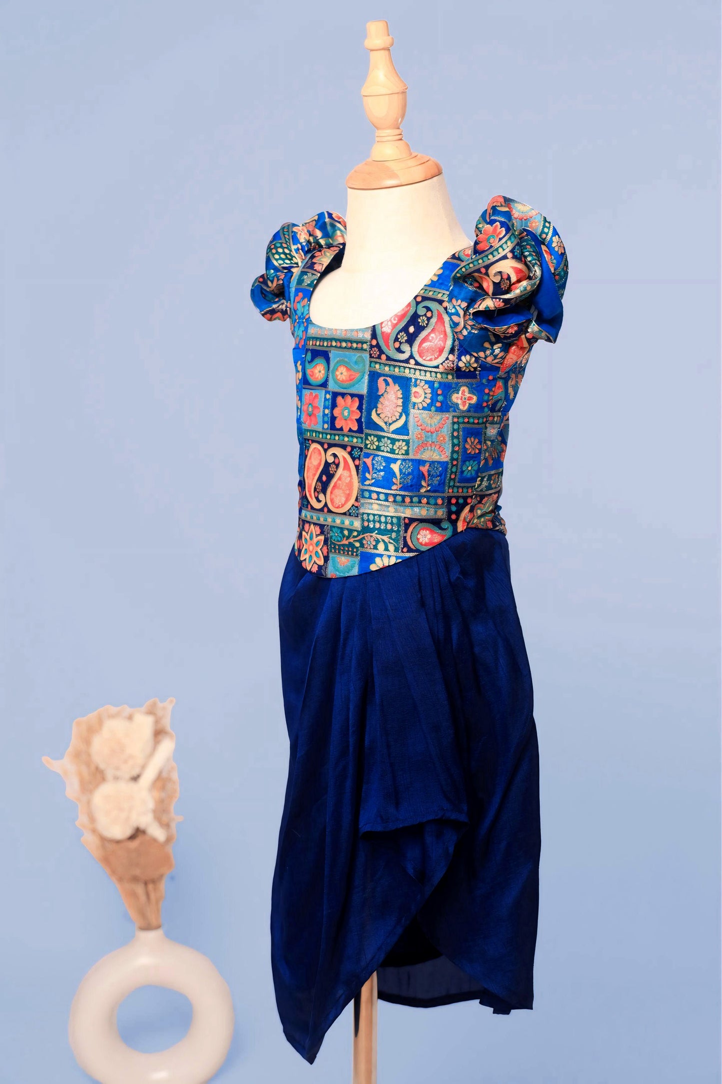 Blue Ethnic Set