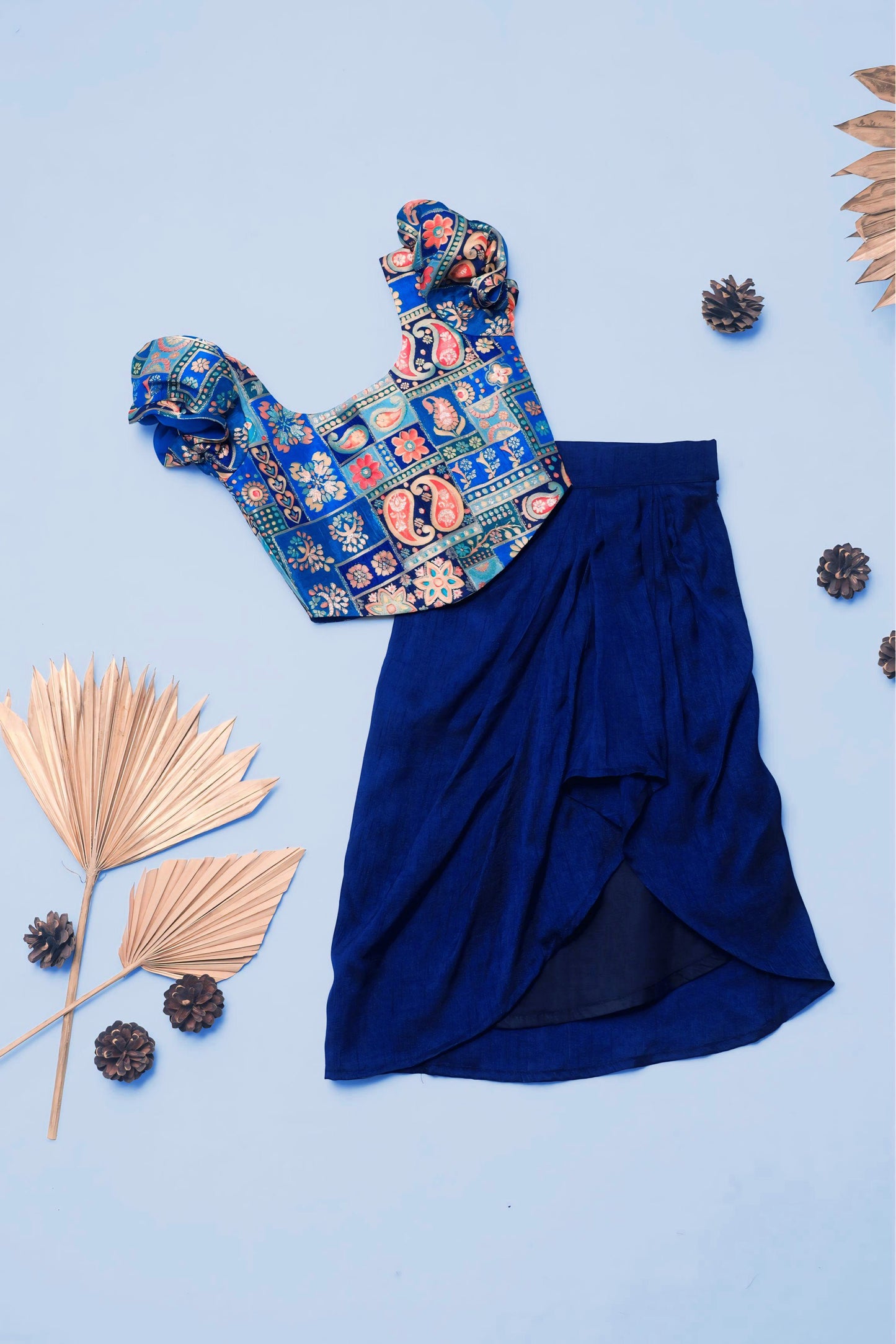 Blue Ethnic Set