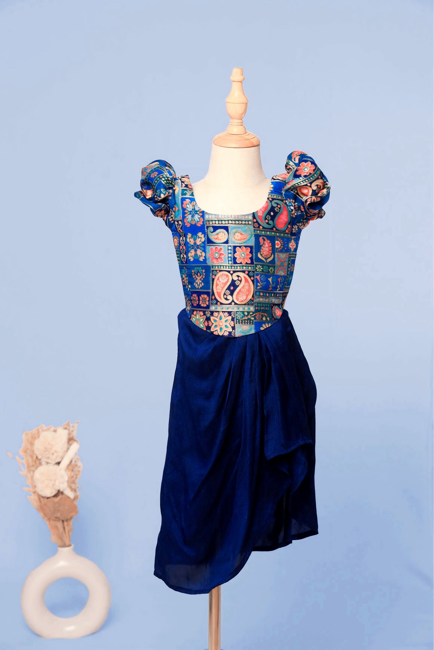 Blue Ethnic Set
